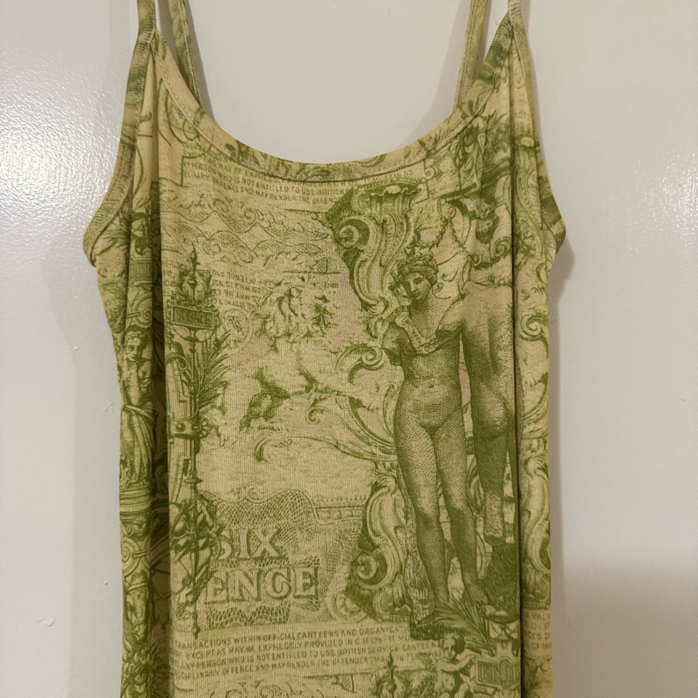 PrettyLittleThing Green Spaghetti Strap Slip Maxi Dress